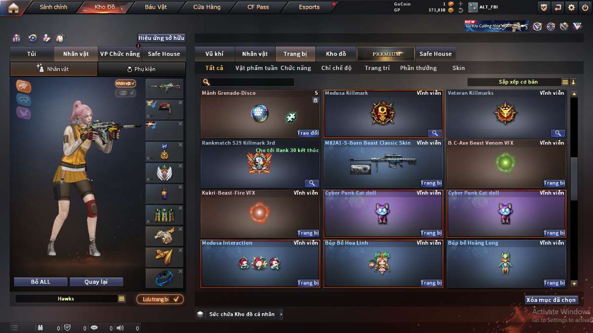 shop acc cf uy tin gia re
